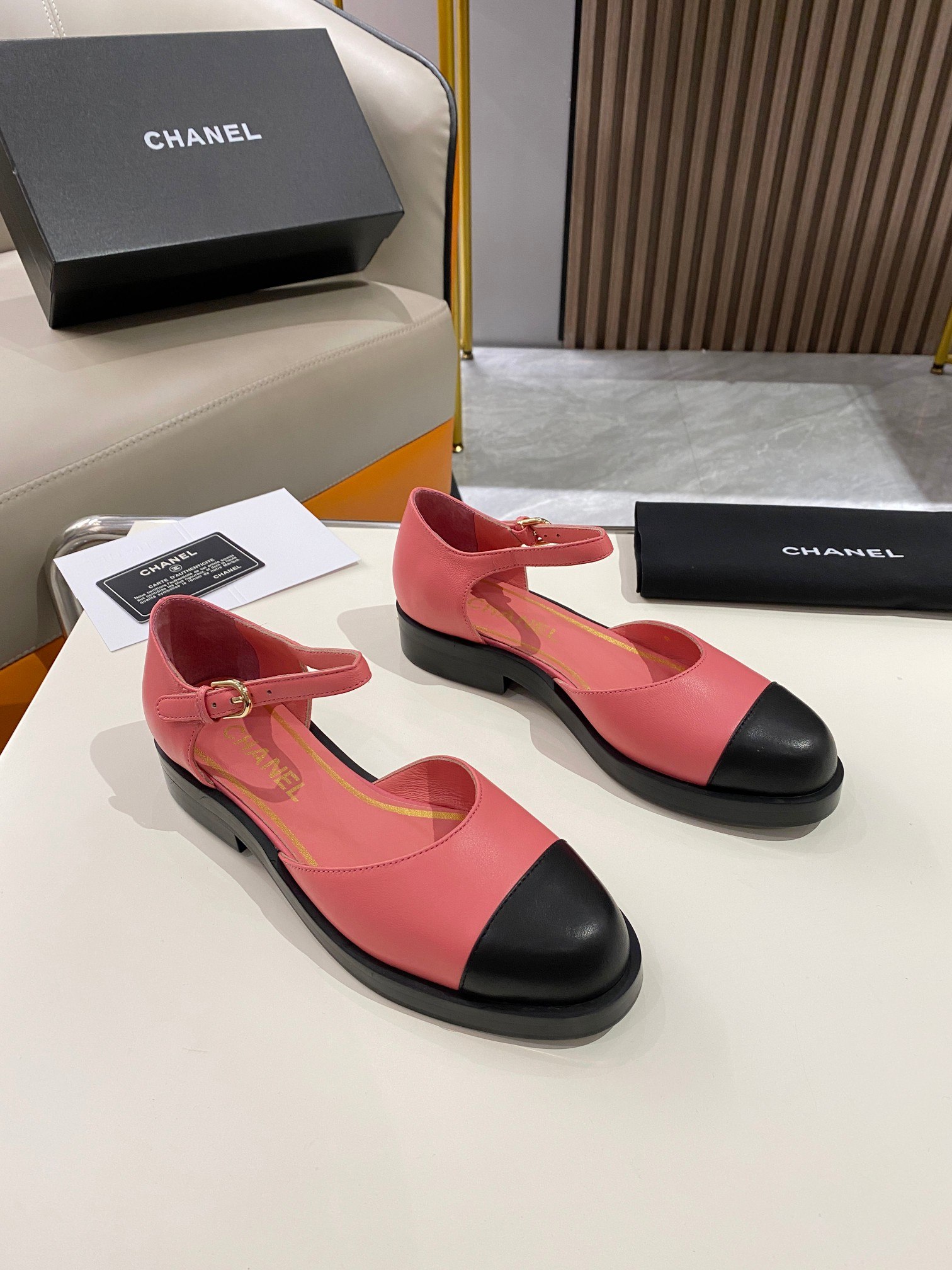 Ch**el Mary Janes Pink For Women