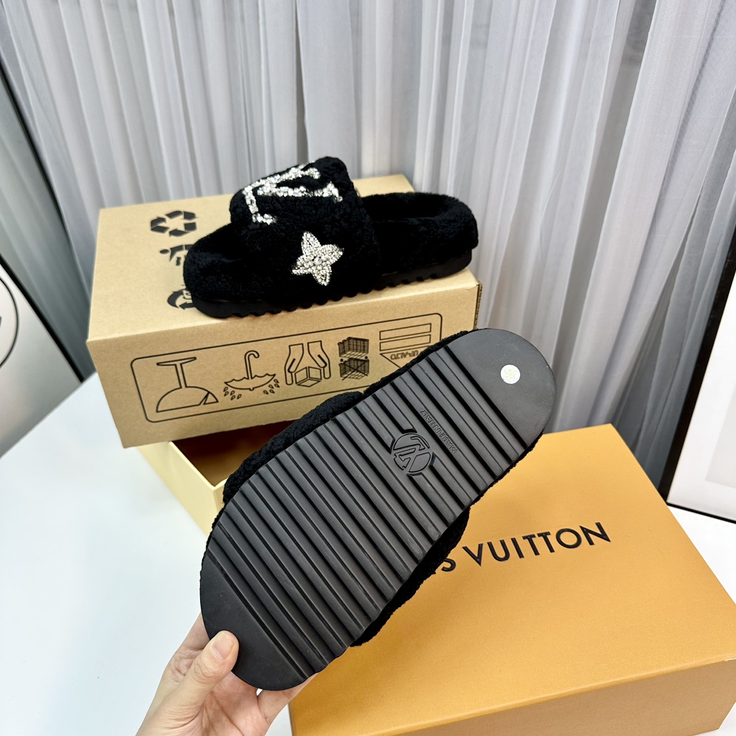 L0vis Vvtt0n Paseo Flat Comfort Mule Black For Women