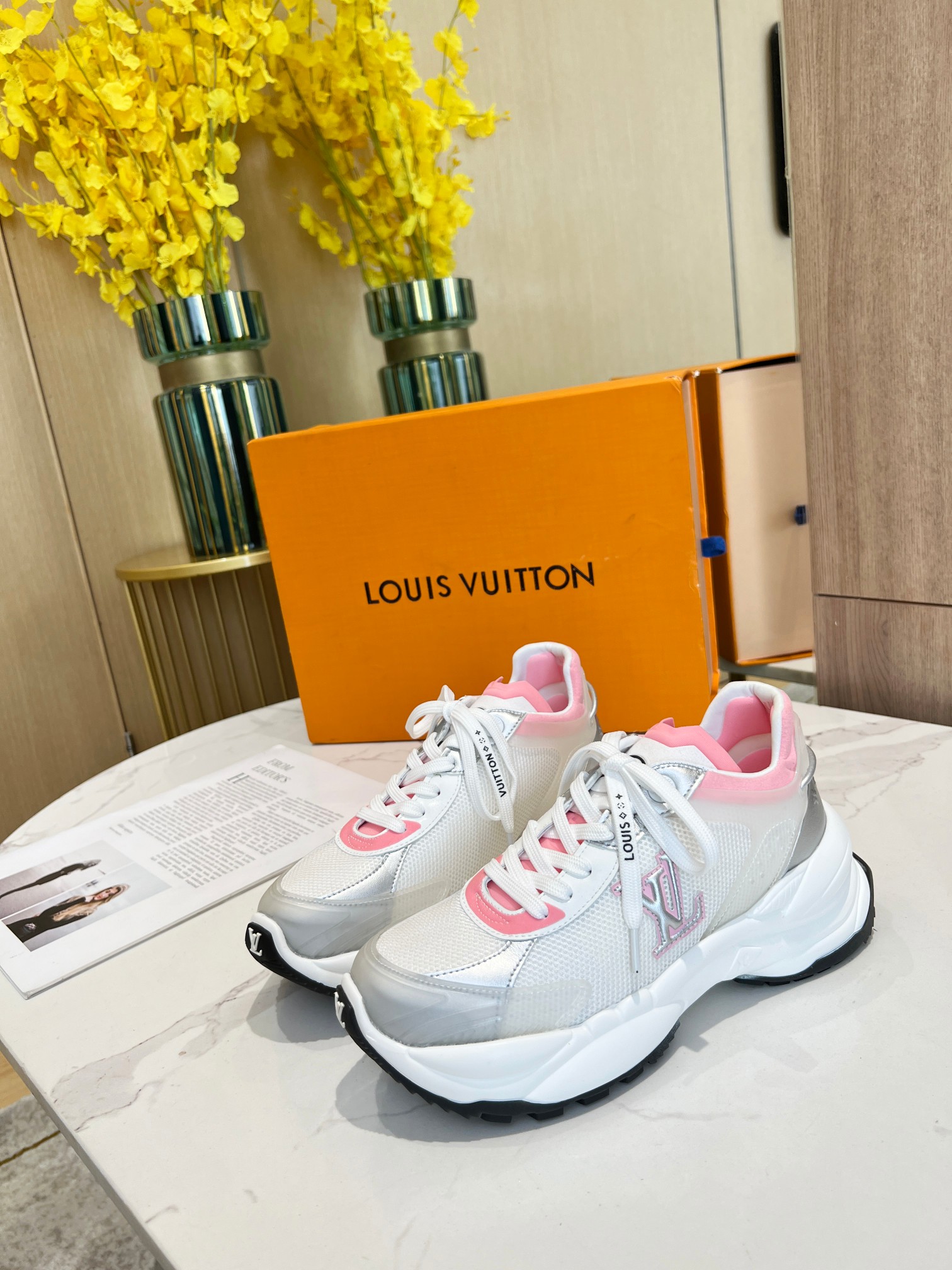 L0vis Vvtt0n Run 55 Sneaker Pink For Women 1ABVI8