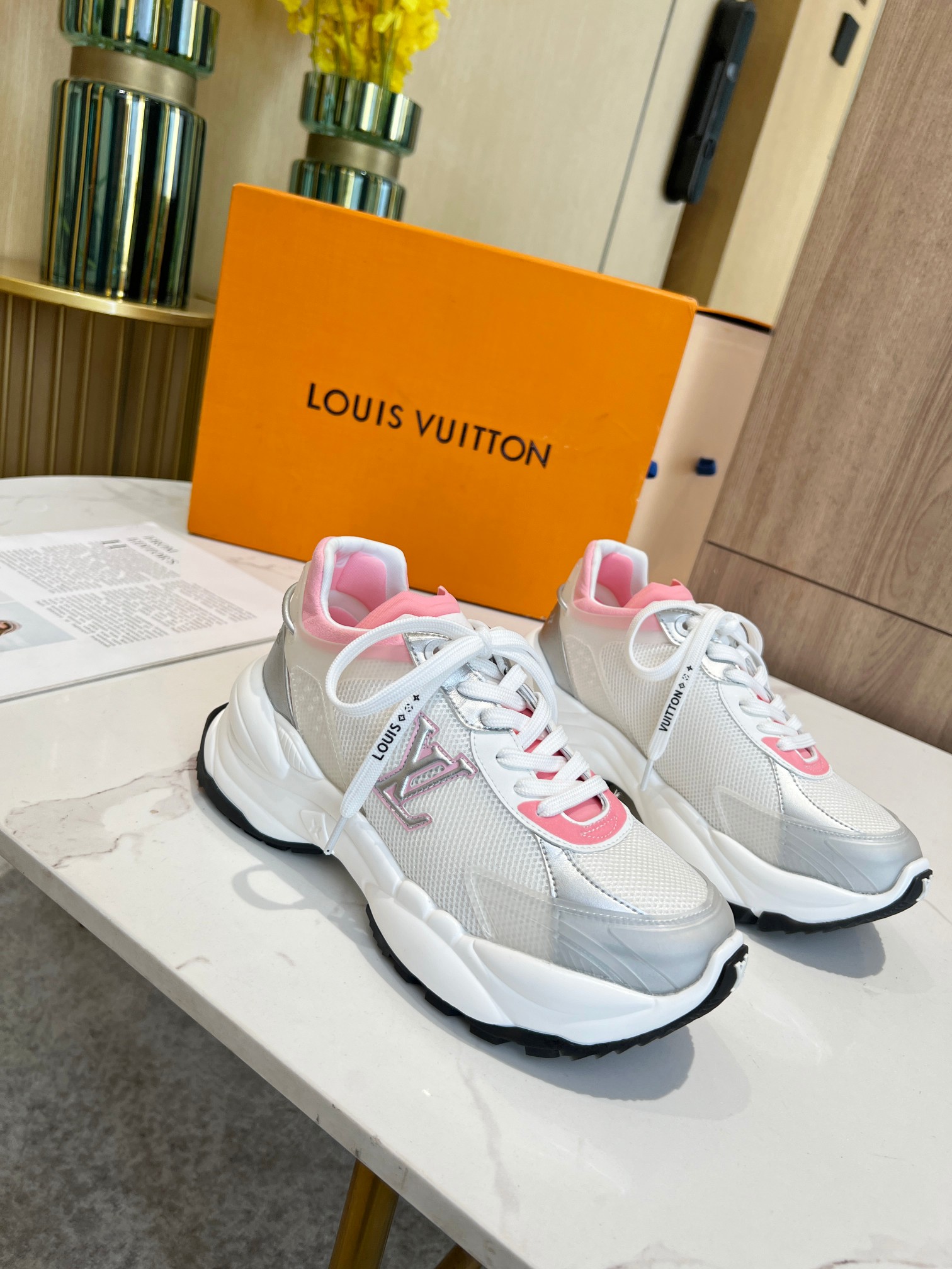 L0vis Vvtt0n Run 55 Sneaker Pink For Women 1ABVI8
