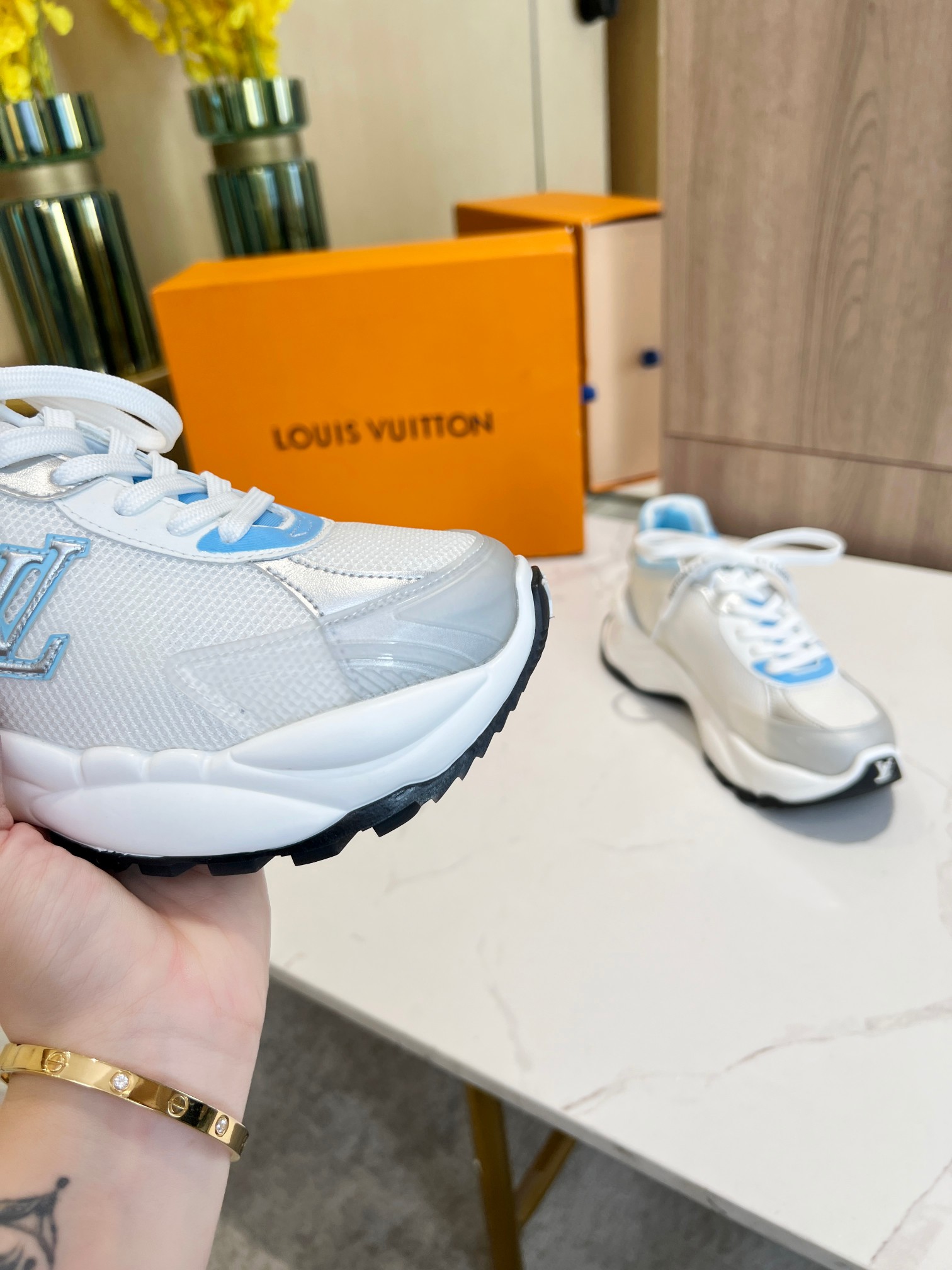 L0vis Vvtt0n Run 55 Sneaker White For Women