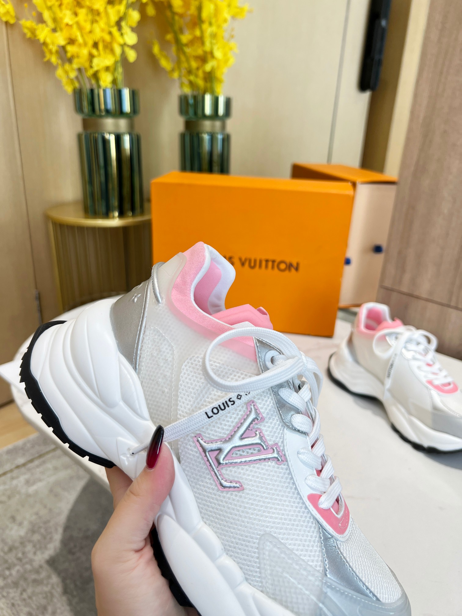 L0vis Vvtt0n Run 55 Sneaker Pink For Women 1ABVI8