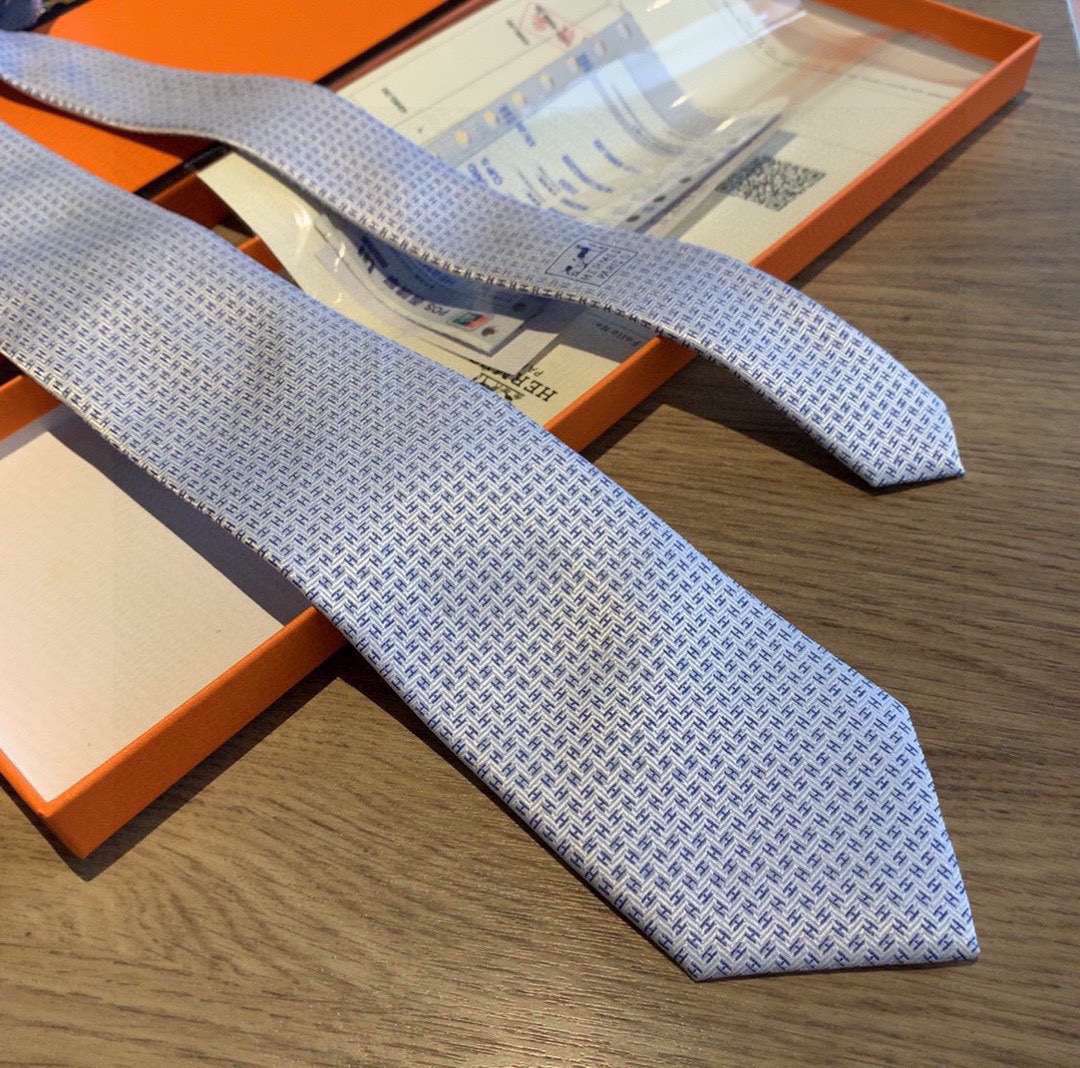 H**me5 Tie 7 Faconnee New H Grey For Men