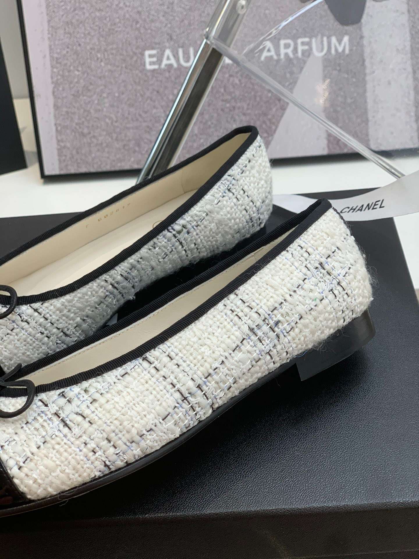 Ch**el Ballet Flats White For Women