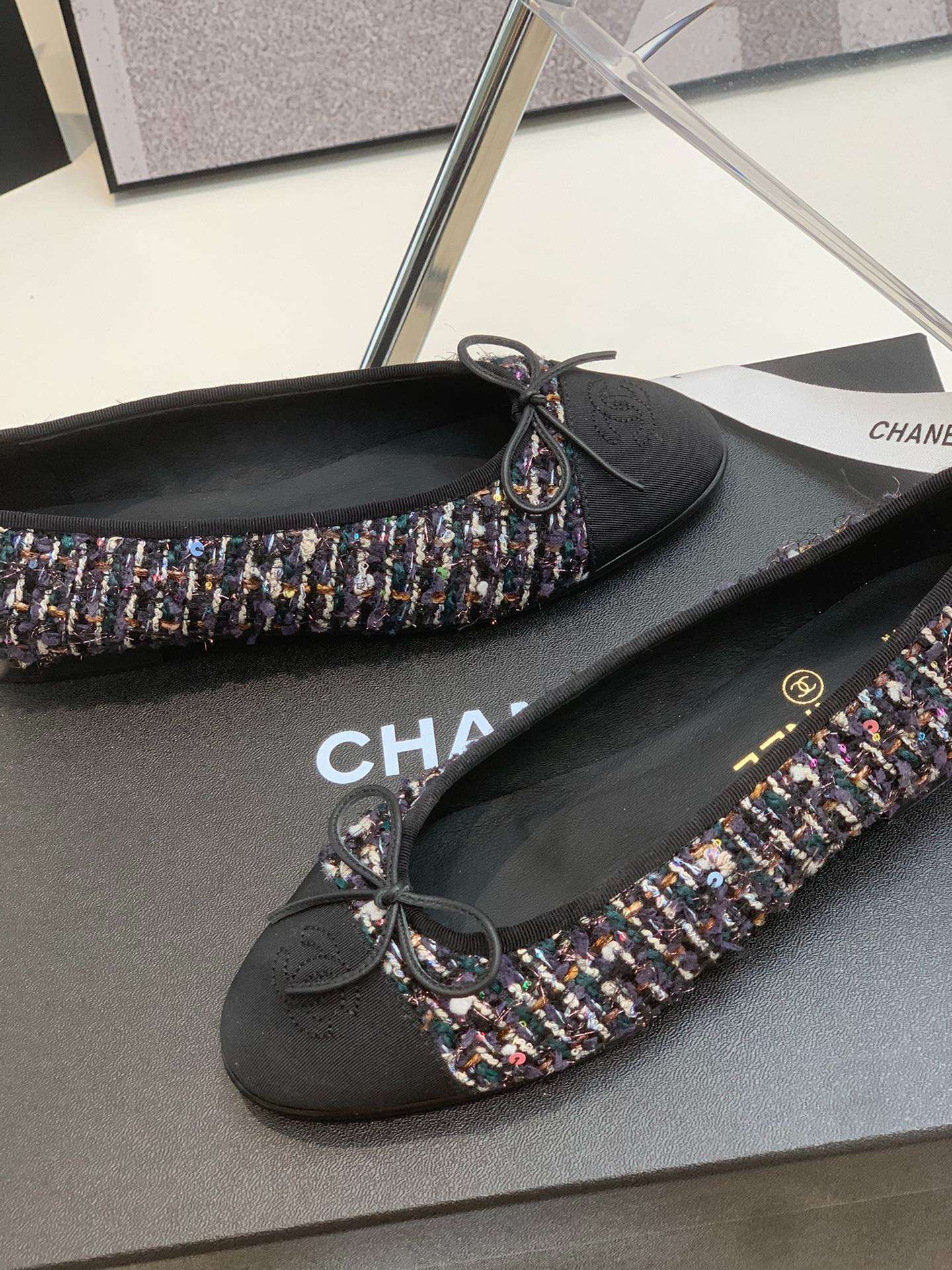 Ch**el Ballet Flats Multicolor For Women