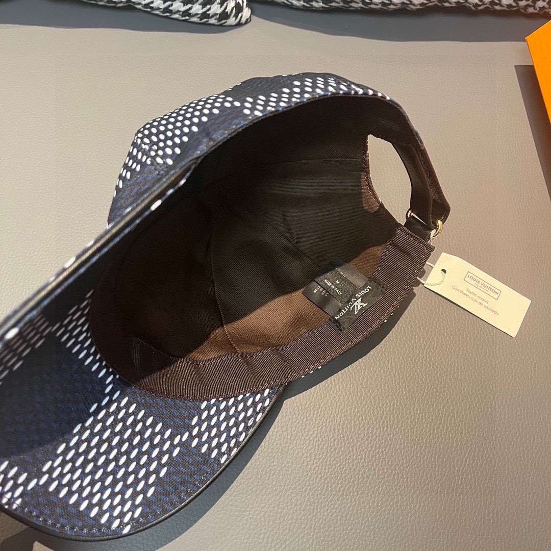L0vis Vvtt0n Damier Rush Cap Black For Men