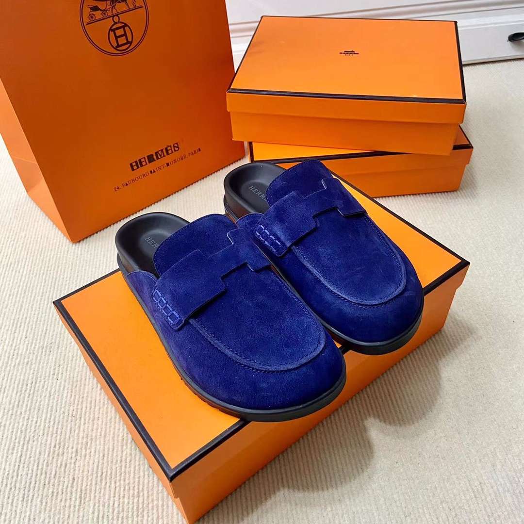 H**me5 Go Mule Navy Blue For Men