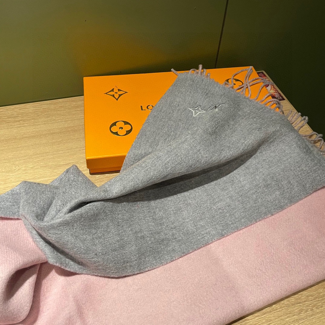 L0vis Vvtt0n The Cashmere Scarf Grey For Women