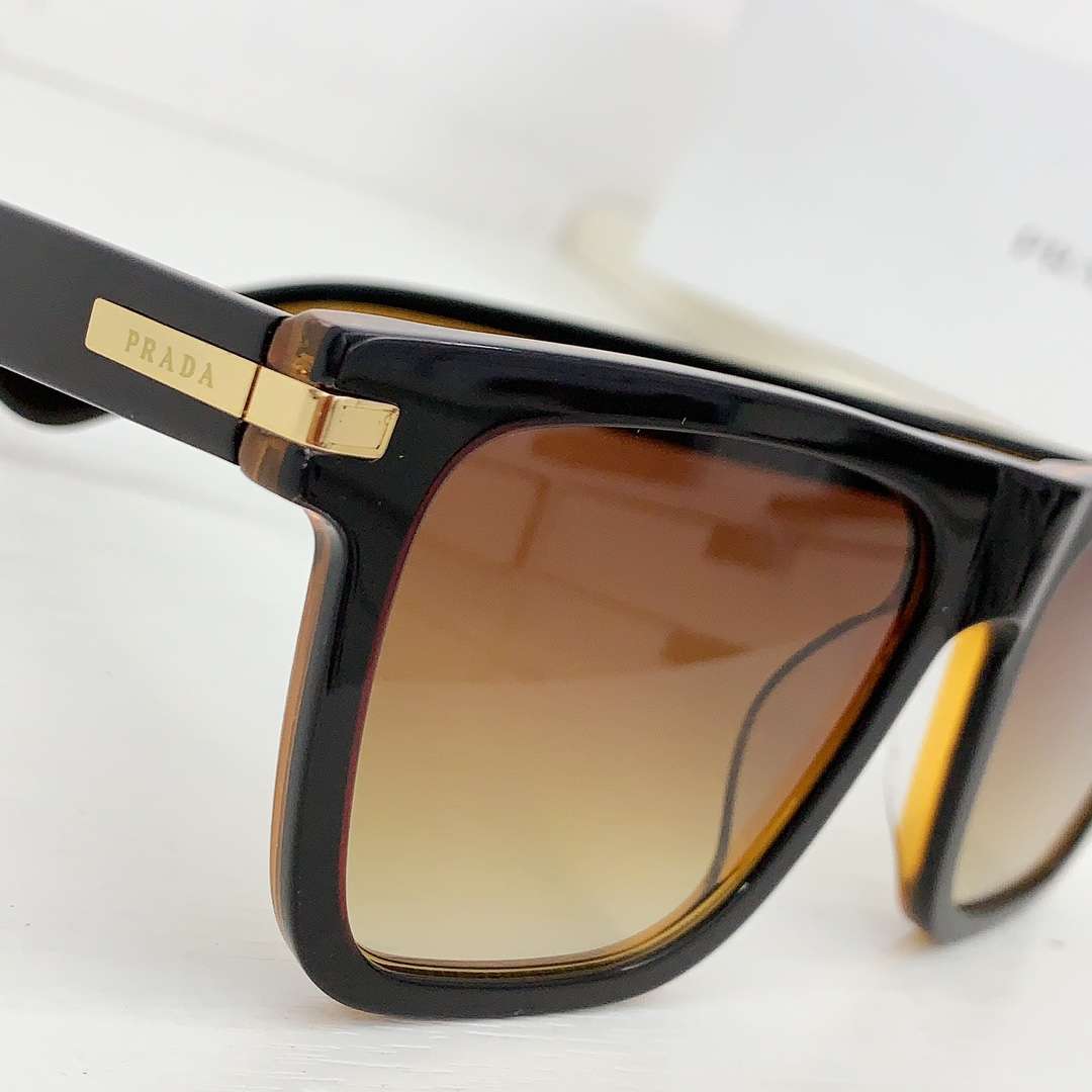 Pra*a Ombre Square Sunglasses Black For Women