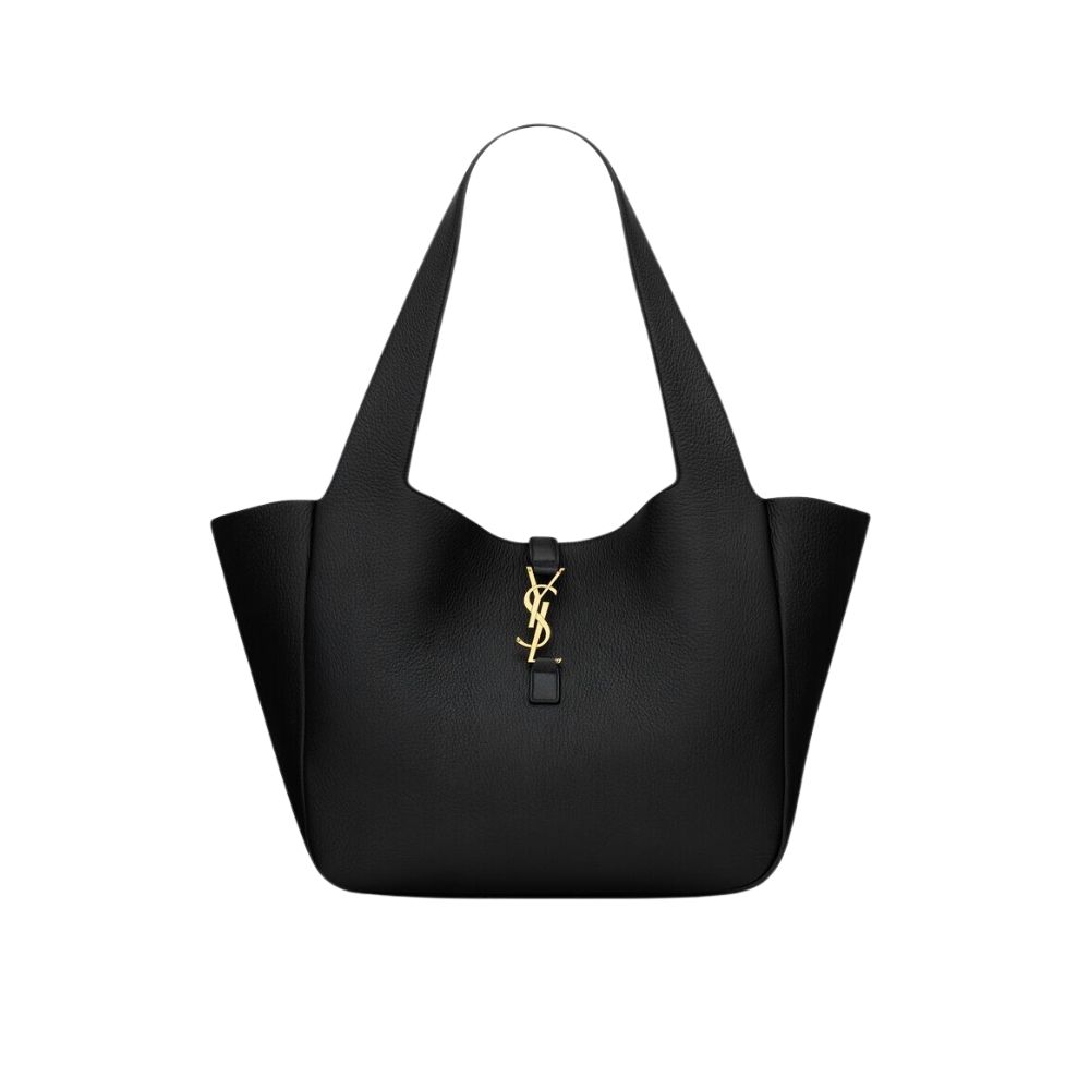 Sa1nt Lau*nt Le 5 A 7 Bea In Grained Leather Black Bag For Women 763435AACTP1000 – 19.7 Inches / 50 Cm