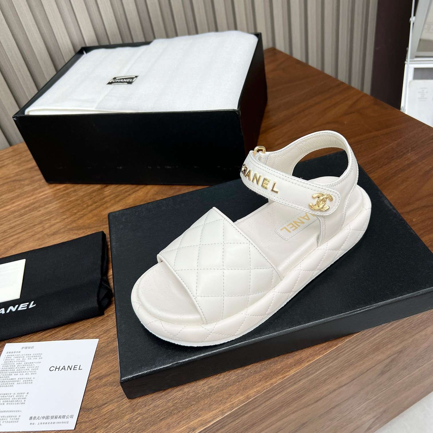 Ch**el Sandals White For Women