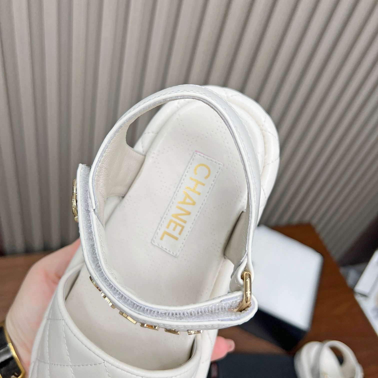 Ch**el Sandals White For Women