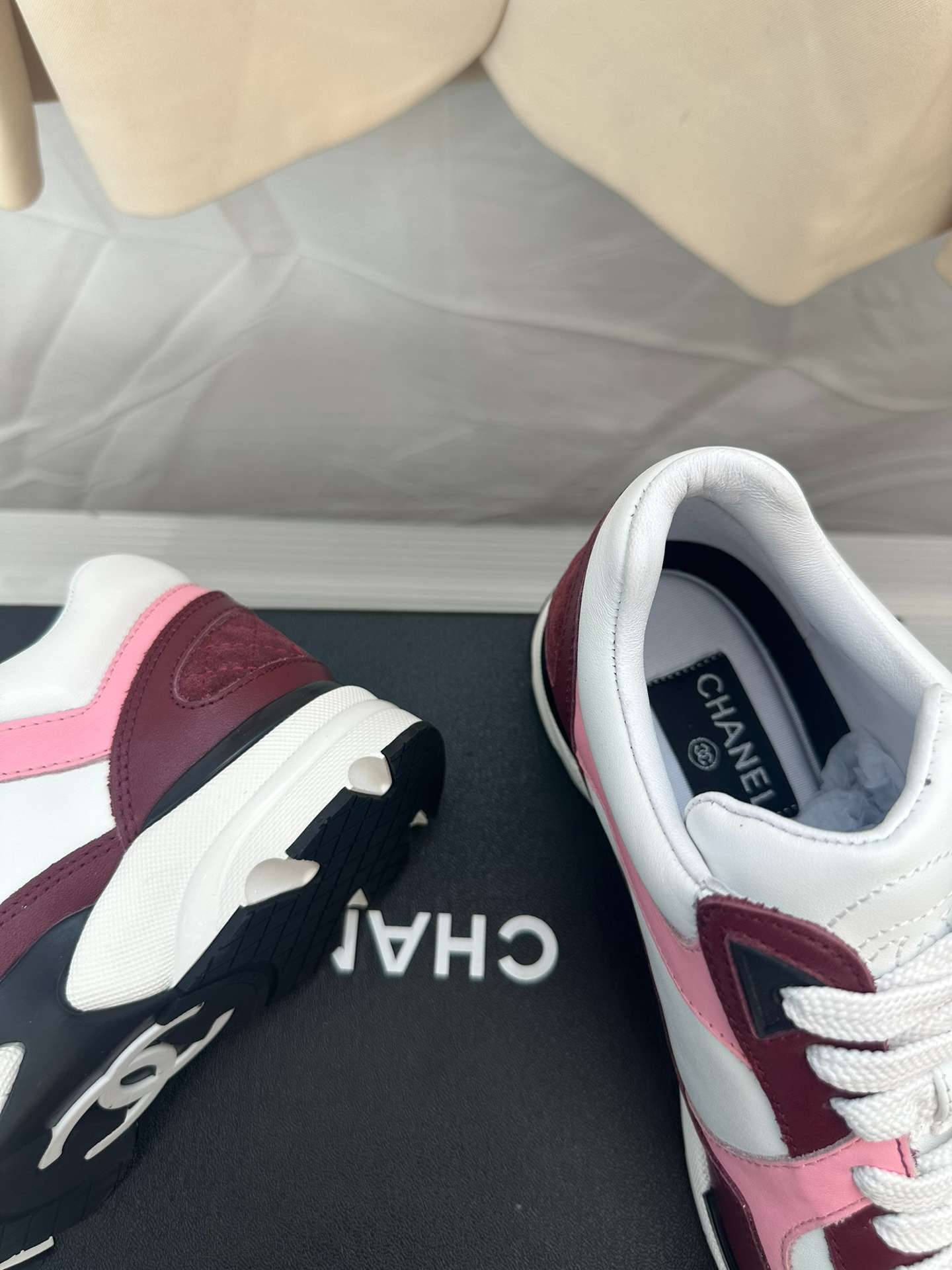 Ch**el Sneakers Pink For Women G45333 B14495 NS580