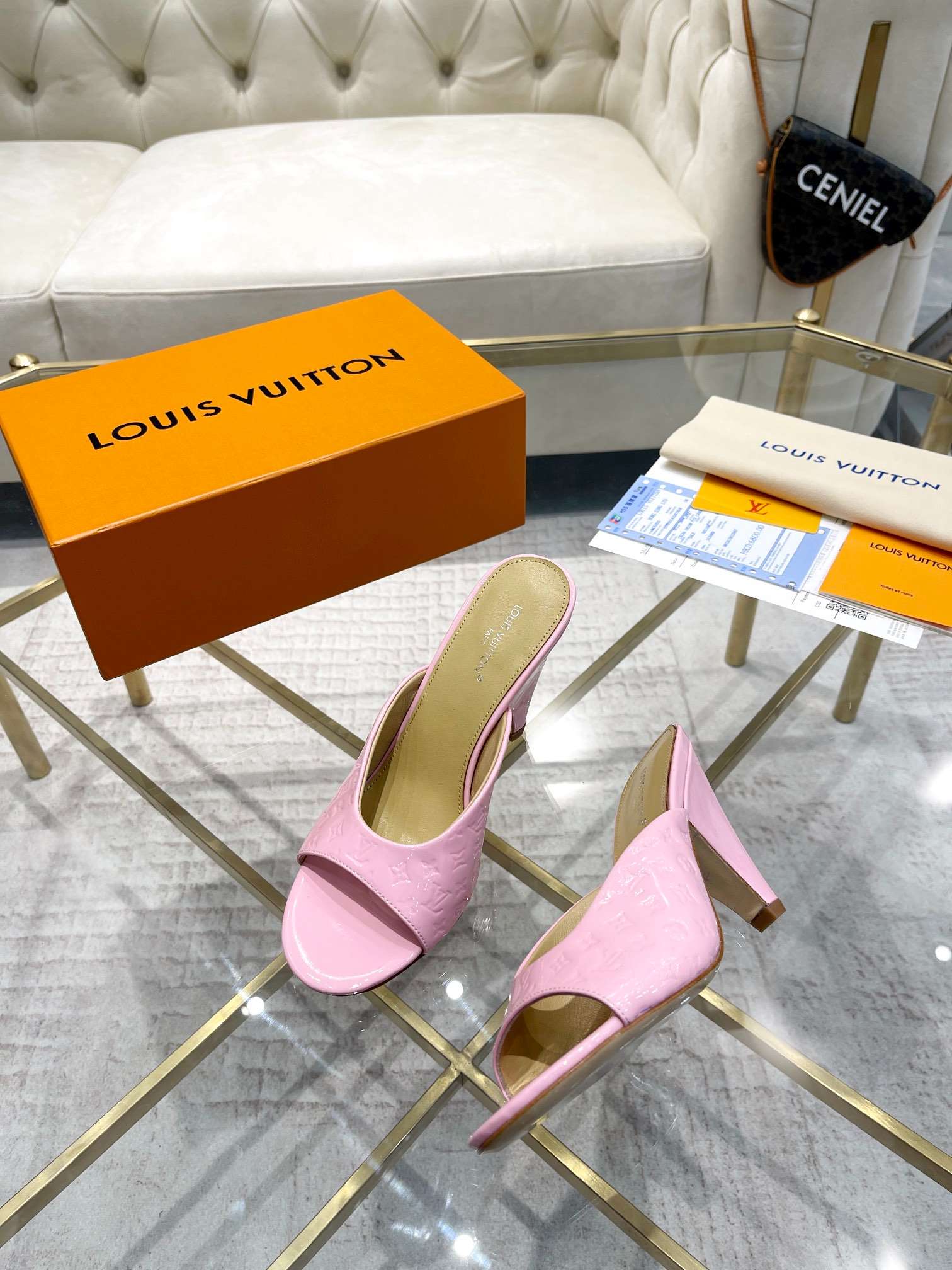 L0vis Vvtt0n S*per Mule White For Women 1ACJ51