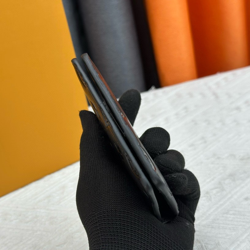 L0vis Vvtt0n Pocket Organizer In Black Monogram Shadow Calfskin For Men, Men’s Wallet 11cm LV M62899