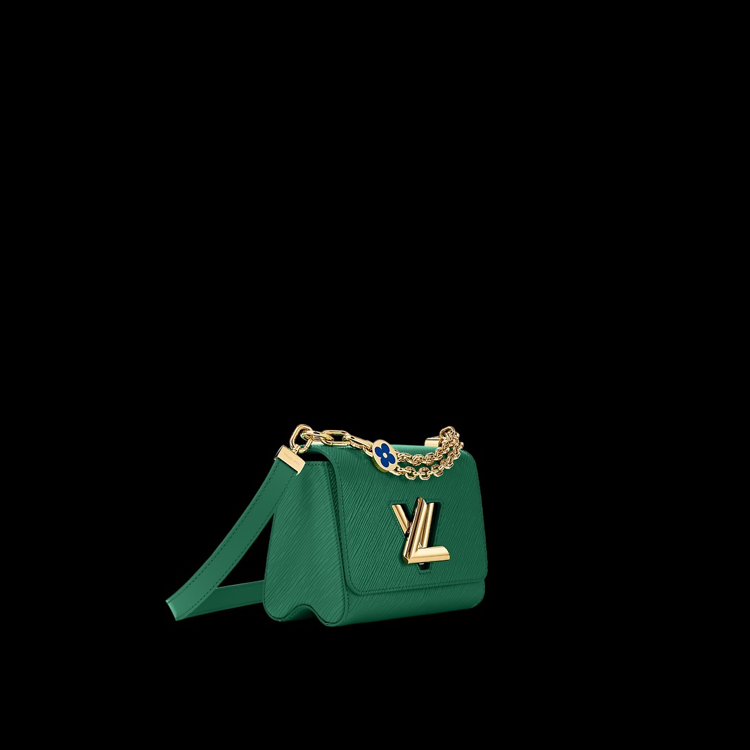 L0vis Vvtt0n Twist PM Green Bag For Women M21649- 7.5 Inches / 19 Cm