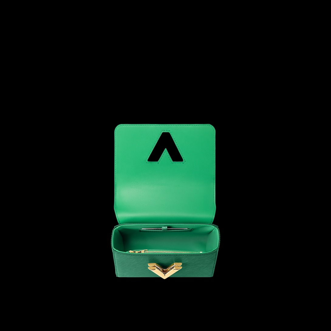 L0vis Vvtt0n Twist PM Green Bag For Women M21649- 7.5 Inches / 19 Cm