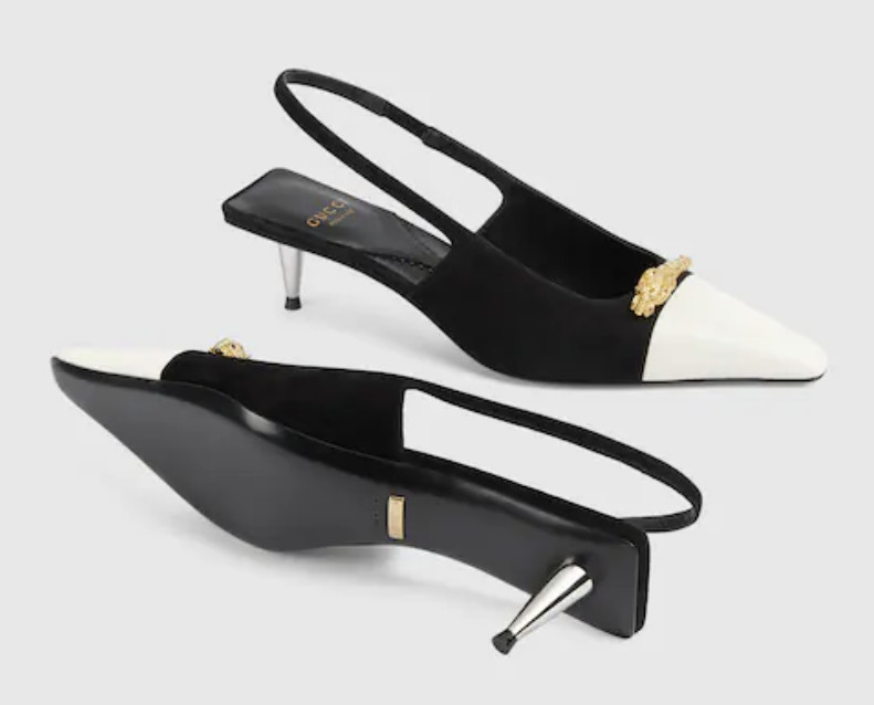 Gvc*1 Pump With Tiger Head For Women- 768113 C9D50 9066