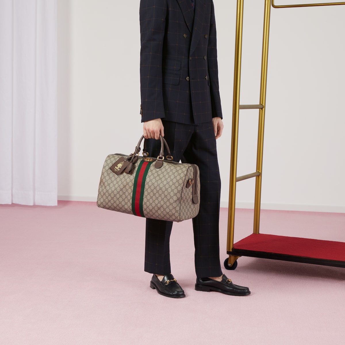 Gvc*1 Savoy Medium Duffle Bag Beige 17.3 In/ 44 Cm 547953 9C2ST 8746