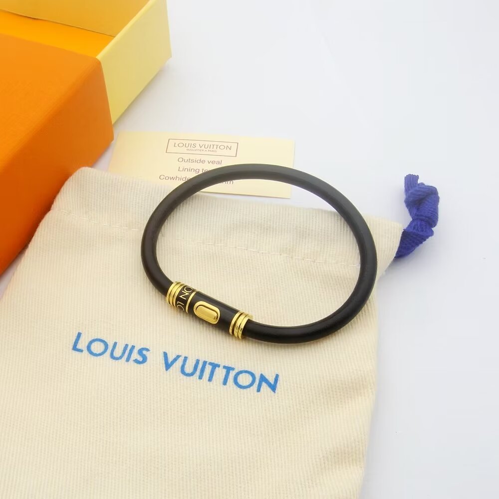 L0vis Vvtt0n Rope Bracelet Black For Men