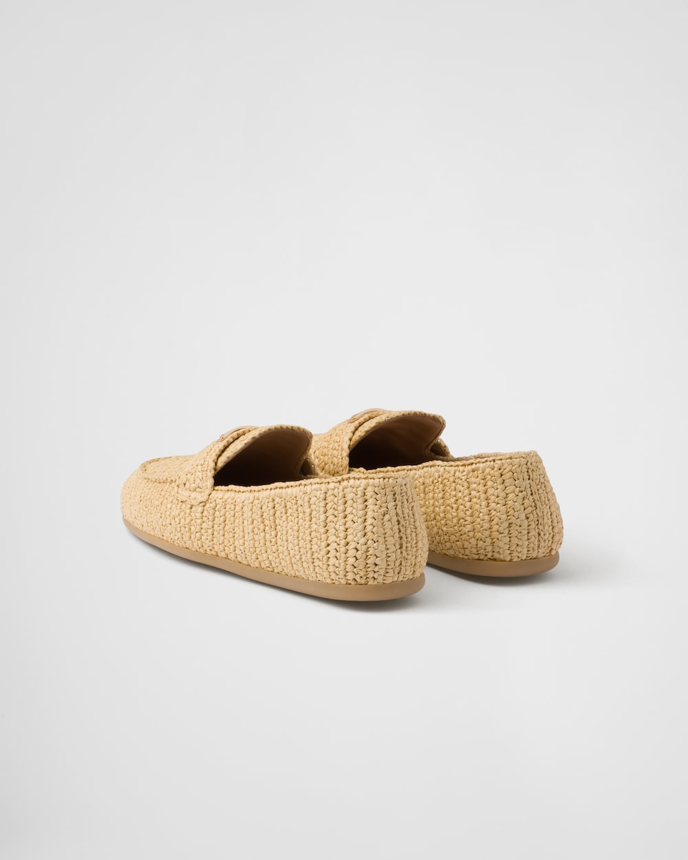 Pra*a Crochet Loafers Beige For Women 1D437N_2C2T_F0018_F_005