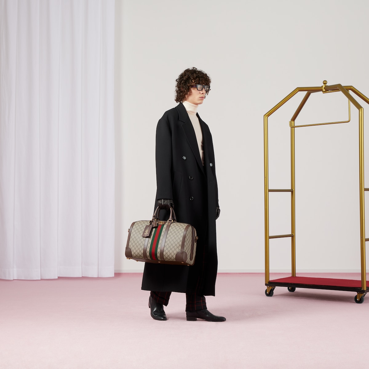 Gvc*1 Savoy Medium Duffle Bag Beige 17.3 In/ 44 Cm 724642 9C2ST 8746