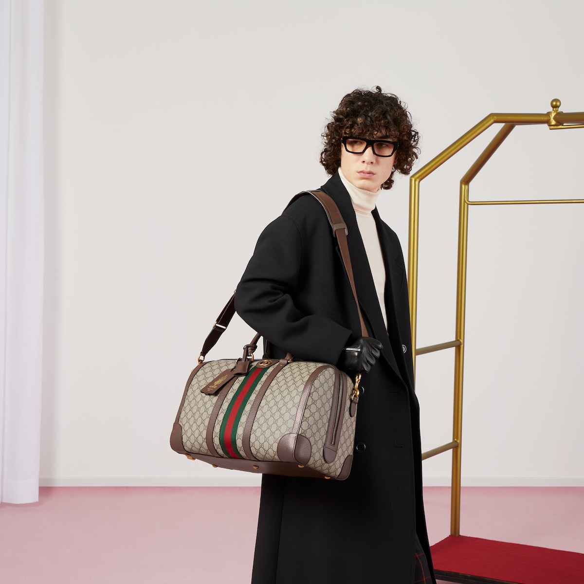 Gvc*1 Savoy Medium Duffle Bag Beige 17.3 In/ 44 Cm 724642 9C2ST 8746