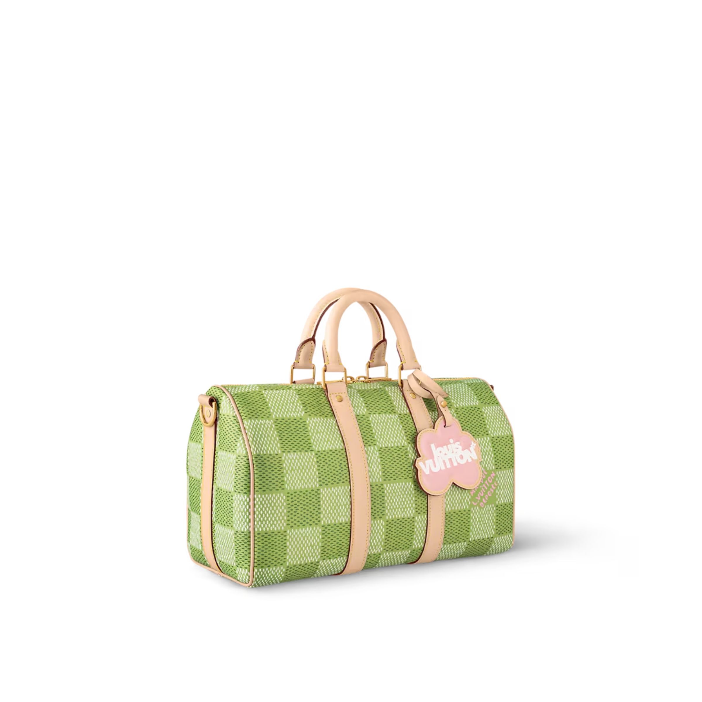 L0vis Vvtt0n Keepall Bandoulière 35 Green 13.4 Inches/ 34 Cm N40671