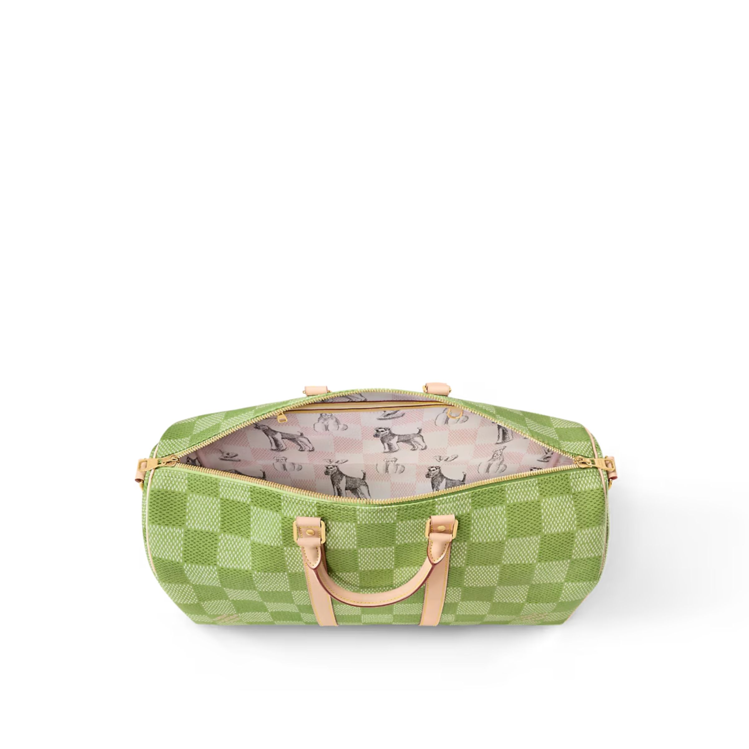 L0vis Vvtt0n Keepall Bandoulière 50 Green 19.7 Inches/ 50 Cm N40667