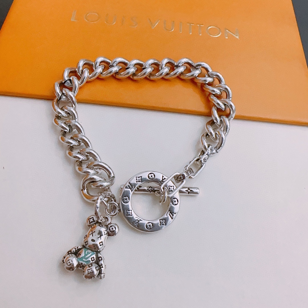 L0vis Vvtt0n Bear Bracelet Silver For Women