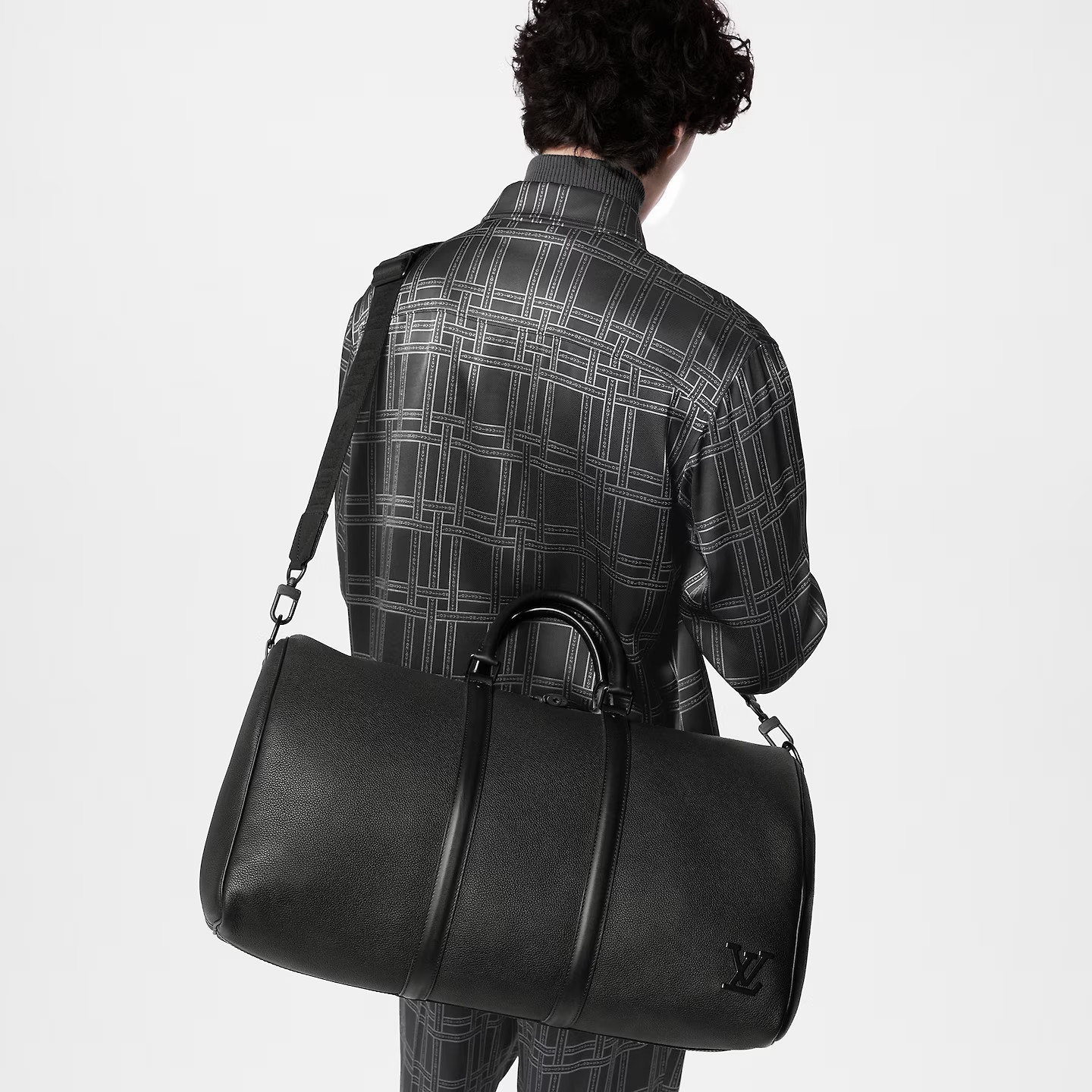 L0vis Vvtt0n Keepall Bandoulière 50 Bag Black 19,7in/50cm M21420