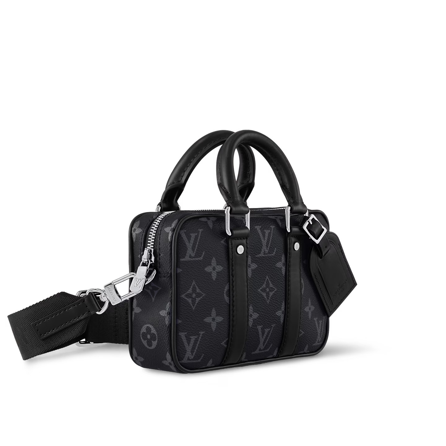 L0vis Vvtt0n Nano Porte Documents Voyage Bag Black For Men 7.9in/20cm M82770