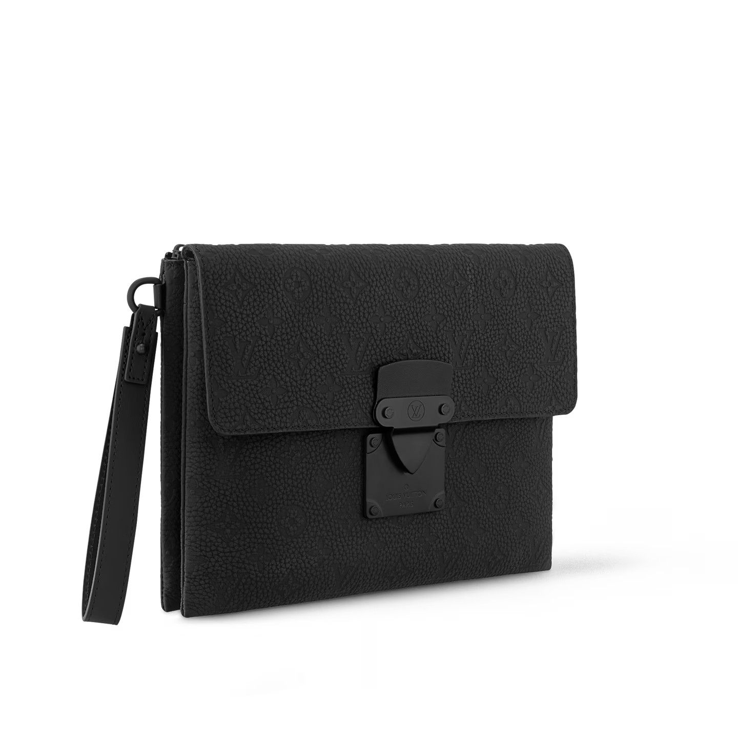 L0vis Vvtt0n Pochette S-Lock Bag Black For Men 11in/28cm M82559