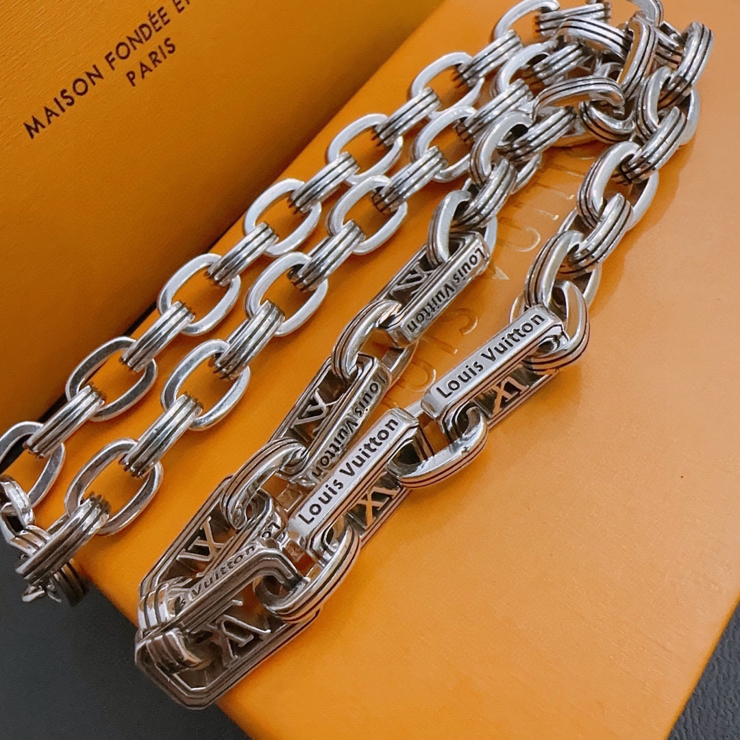 L0vis Vvtt0n Retro Necklace Silver For Women