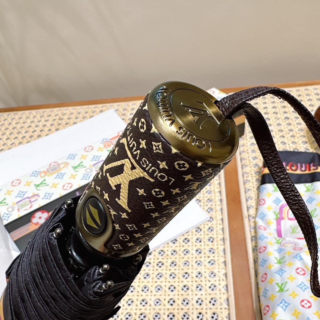 L0vis Vvtt0n Monogram Printed Umbrella White