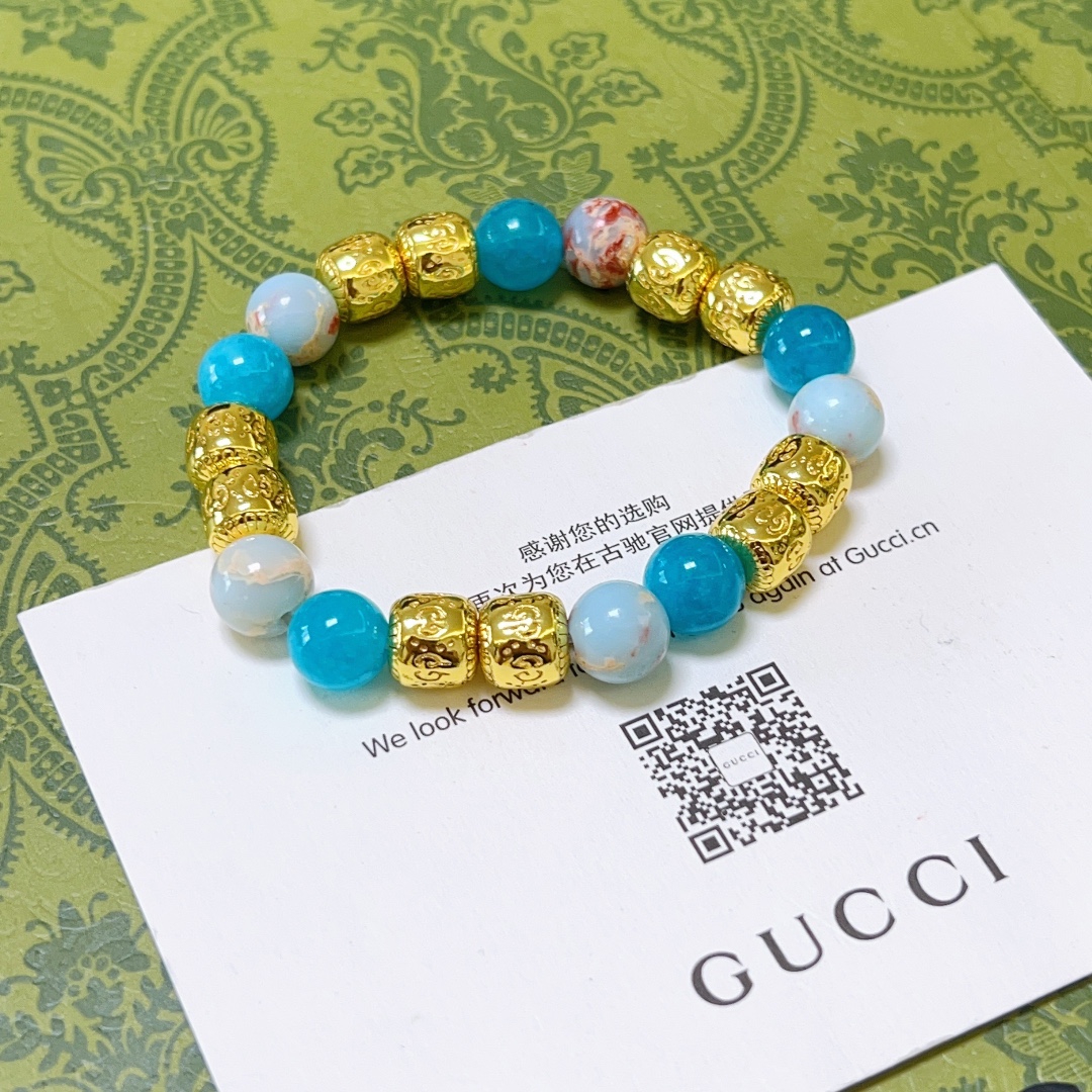 Gvc*1 Natural Stone Bracelet Multicolor For Women