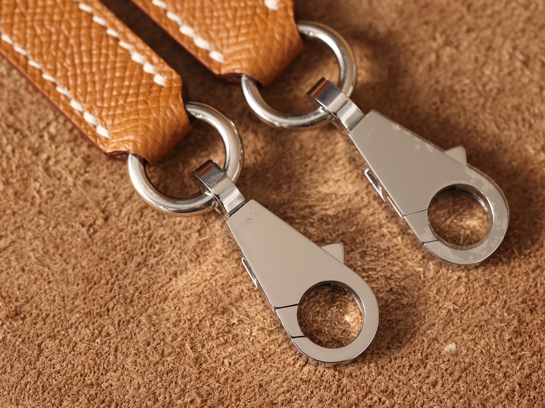 H**me5 Kelly Epsom Silver Tone Lock Bag Brown For Women 9,8in/25cm