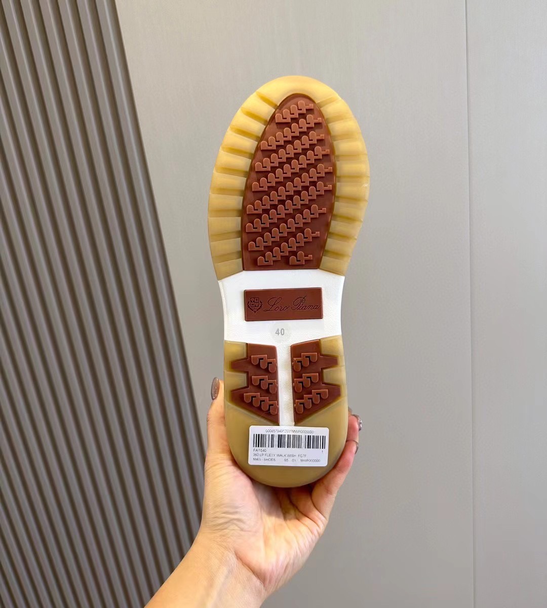 L0r0 P1ana 360 Lp Flexy Walk Sneaker Black For Men FAI8159