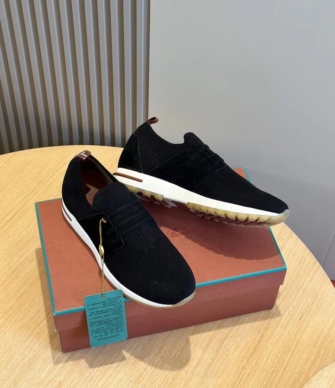 L0r0 P1ana 360 Lp Flexy Walk Sneaker Black For Men FAI8159