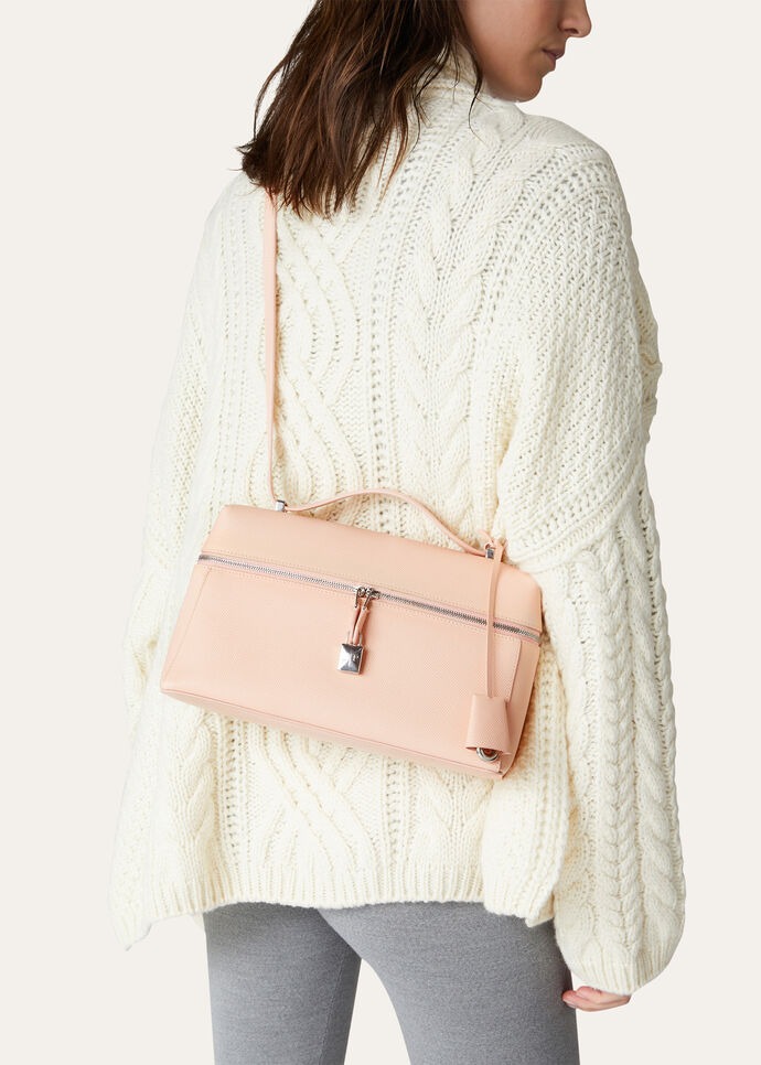 [True-to-ORIGINAL] L0r0 P1ana Extra Bag L27 Bubble Gum For Women 10.6 in/ 27 cm FAN4086 30DU