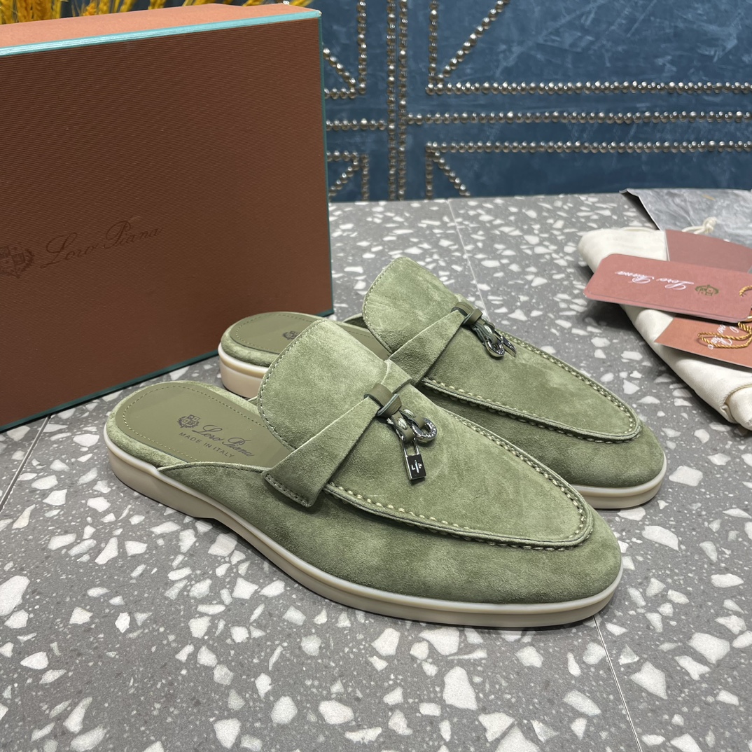 L0r0 P1ana Babouche Charms Walk Loafers Tea Room For Women – FAI1543 50KY