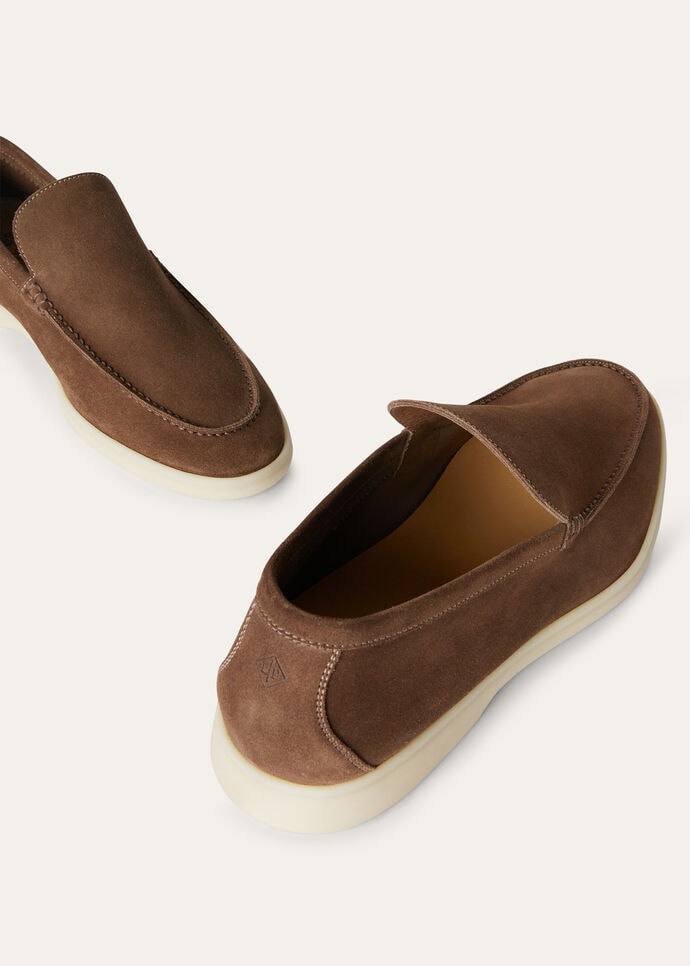 L0r0 P1ana Summer Walk Loafers Brown For Men FAI3276