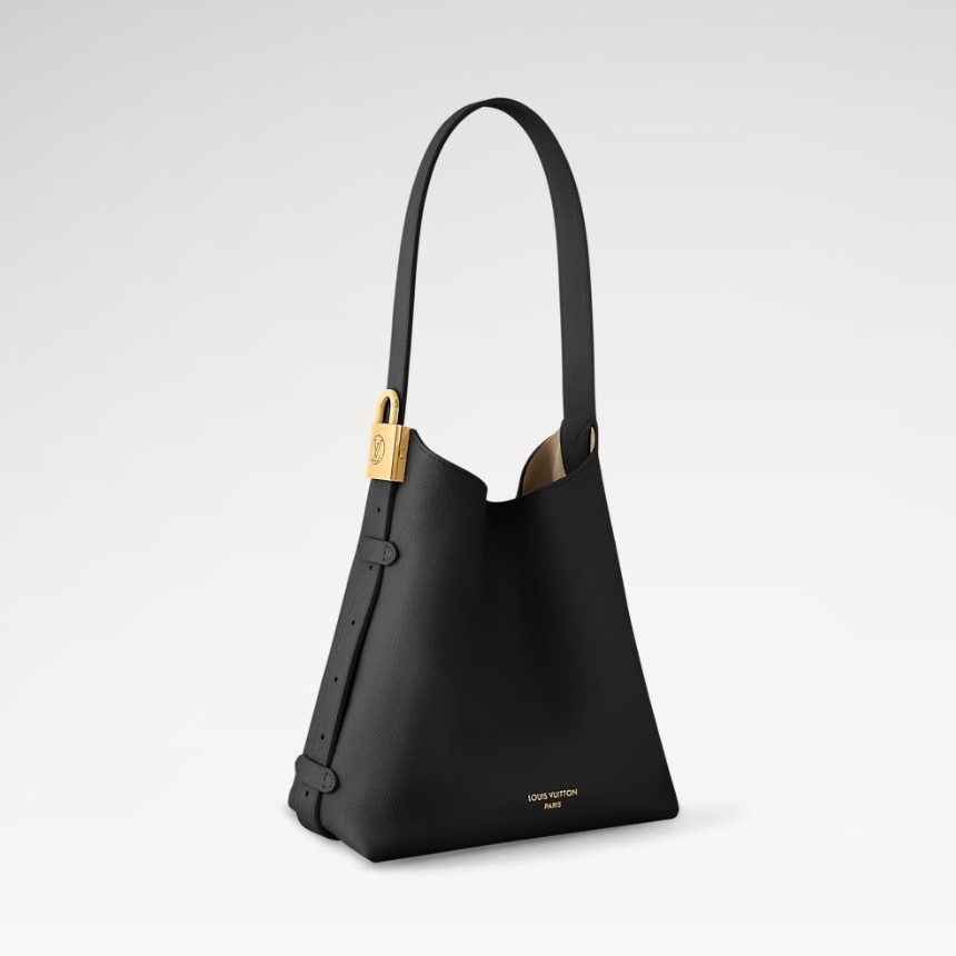 L0vis Vvtt0n Low Key Hobo PM Black For Women 11in/28cm M25352