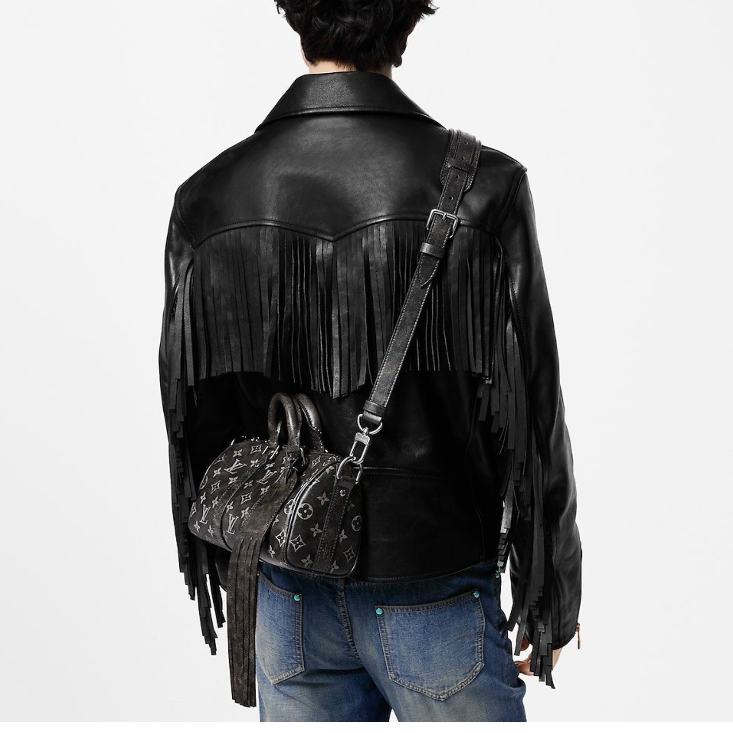 L0vis Vvtt0n Keepall Bandoulière 25 Black 25cm/9.8in M11595