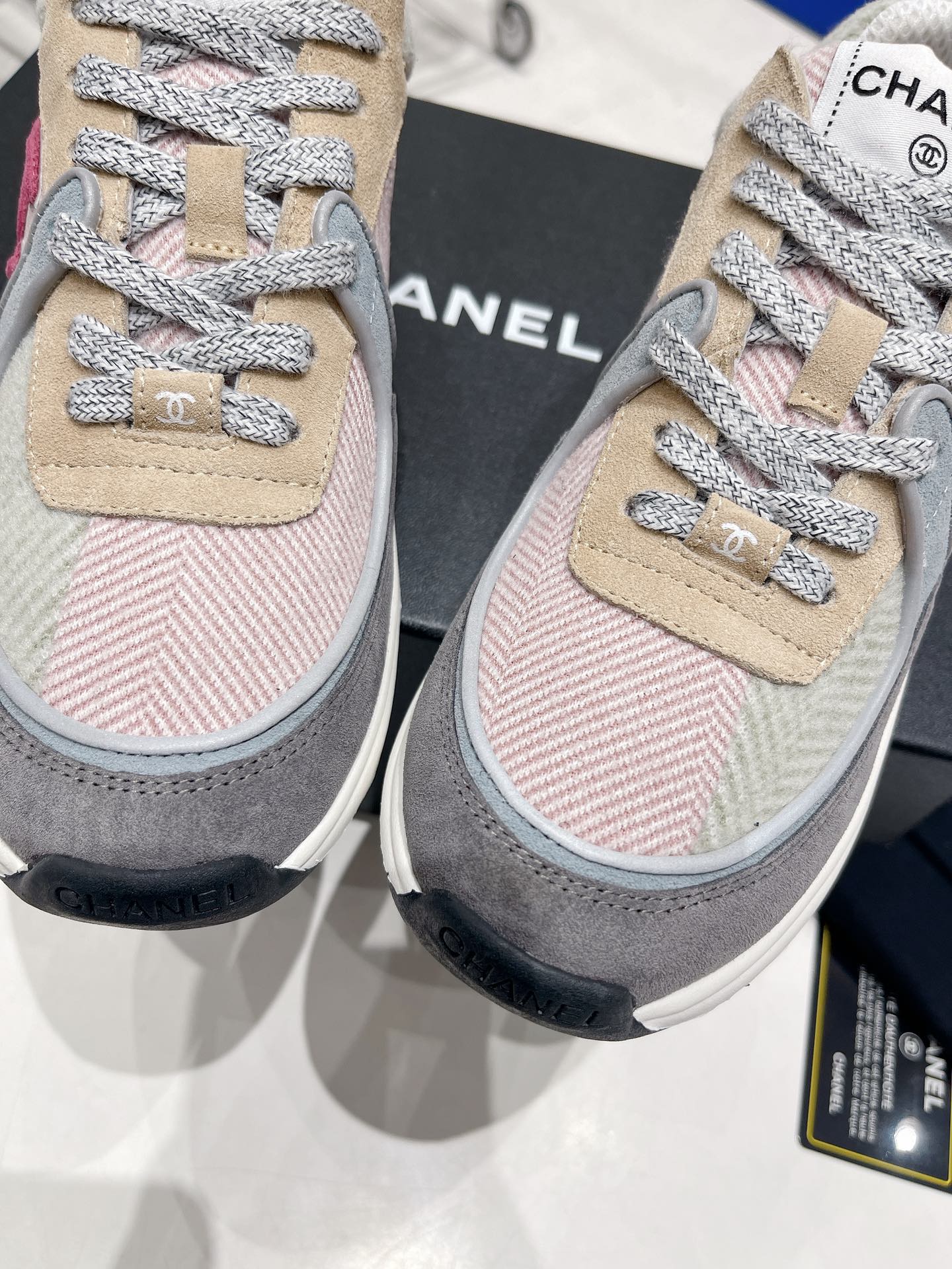 Ch**el Sneakers Grey For Women