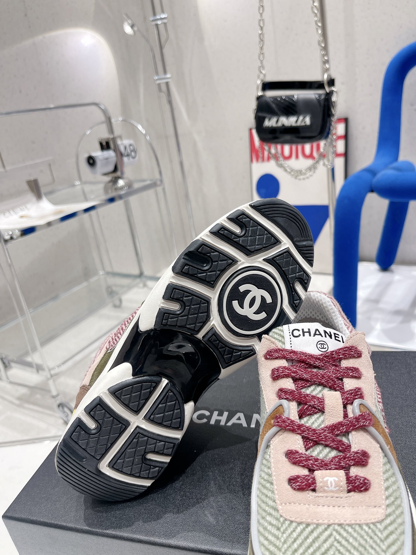 Ch**el Sneakers Grey For Women