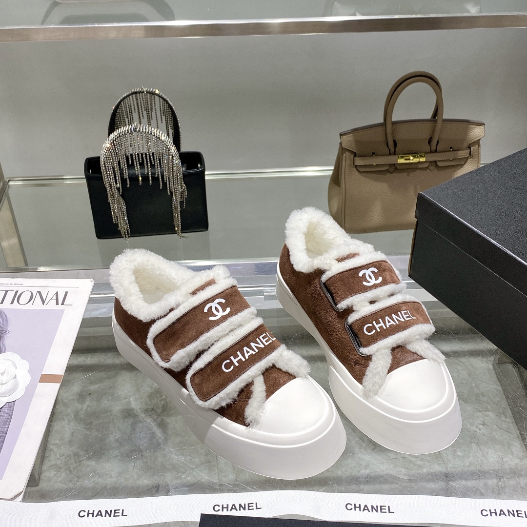 Ch**el Sneakers Brown For Women