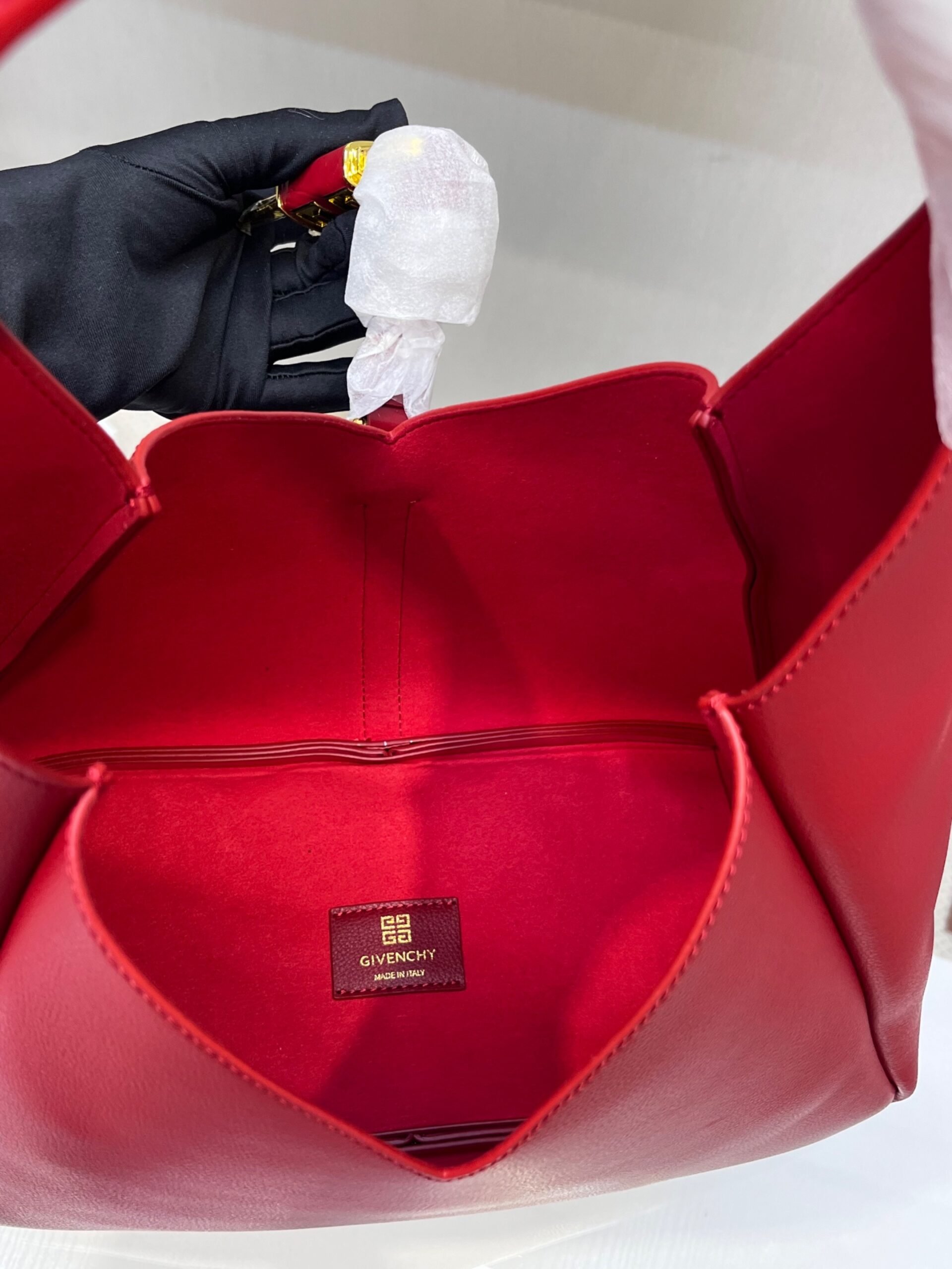 [True-to-ORIGINAL] Givenchy Mini G Hobo Bag Red For Women‎ 9.8in/25cm BB50QNB1M2-801