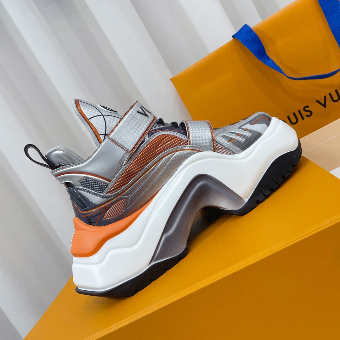 L0vis Vvtt0n LV Archlight 2.0 Platform Sneaker Silver For Women 1AB143