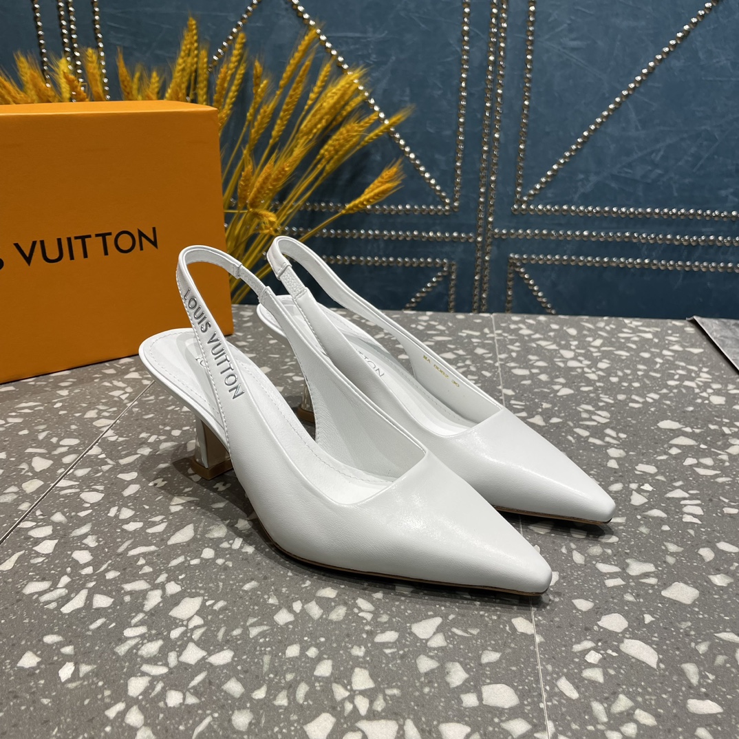 L0vis Vvtt0n Sparkle Slingback Pump White For Women 1AB0NN